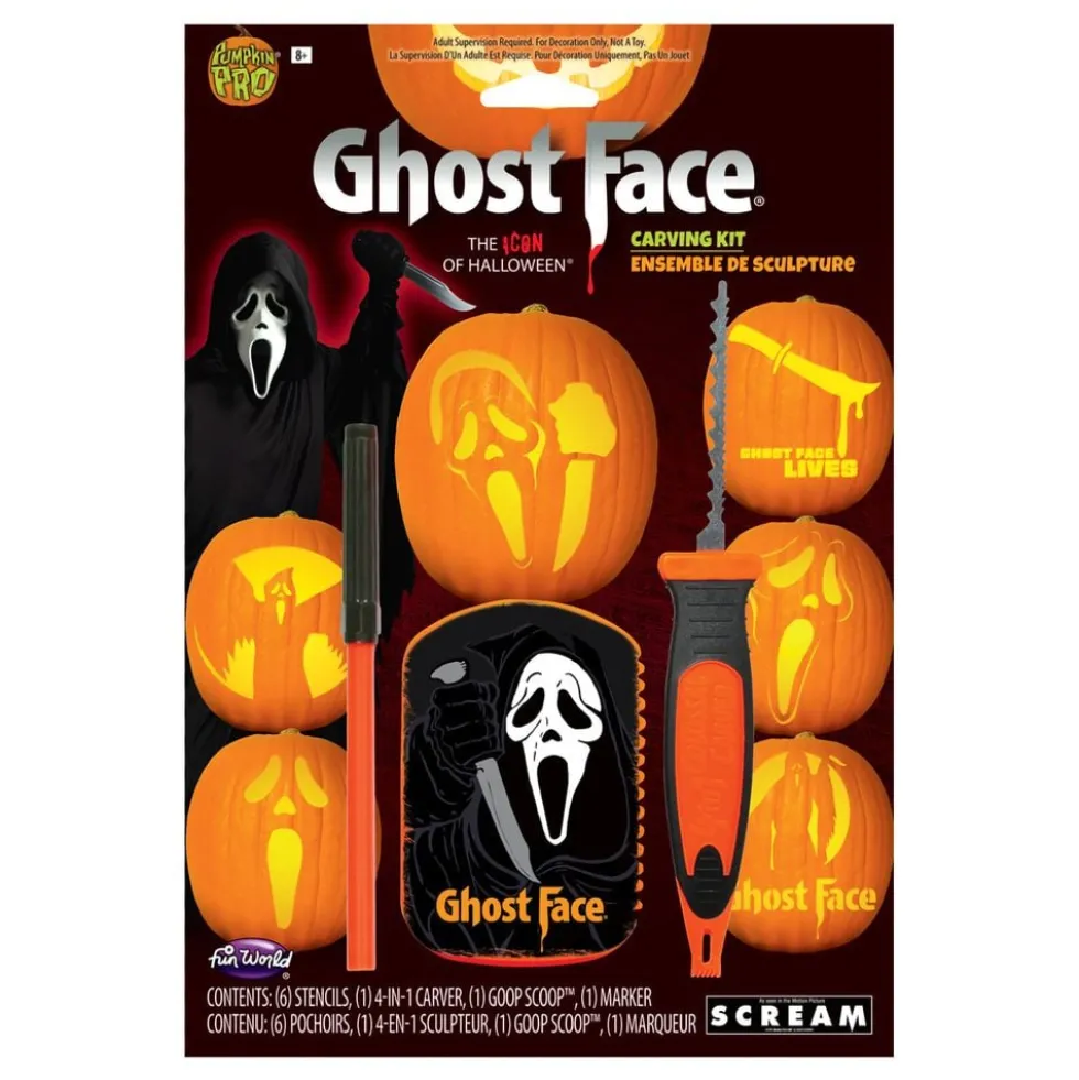 Scream Ghostface Græskarudskæringssæt