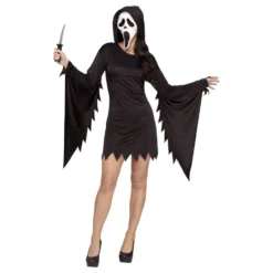 Scream Ghost Face Kjole Kostume