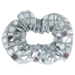 Scrunchie Disco Sølv