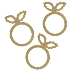 Servietringe Holly Guld i Akryl