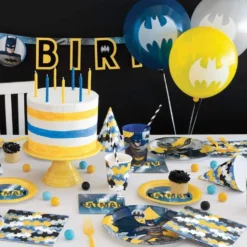 Servietter Batman Blå/Gul/Sort