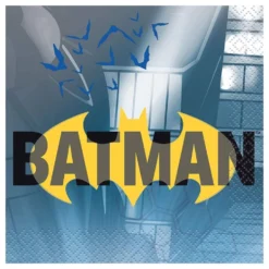 Servietter Batman Blå/Gul/Sort