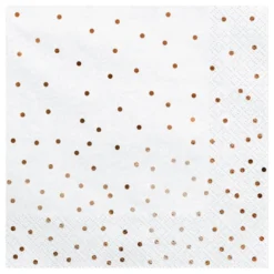 Servietter Dots Rosaguld
