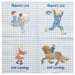 Servietter Emil fra Lønneberg