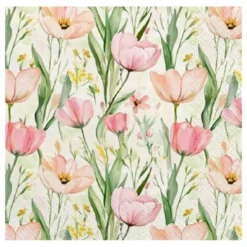 Servietter Engblomster