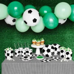 Servietter Fodbold Runde
