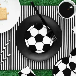 Servietter Fodbold Runde