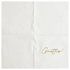 Servietter "Grattis"