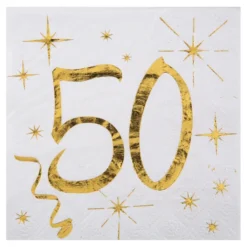 Servietter 50 Guld