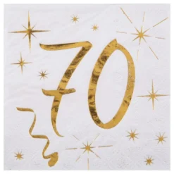 Servietter 70 Guld