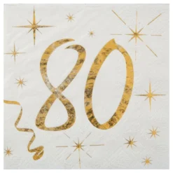 Servietter 80 Guld