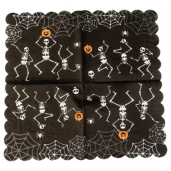 Servietter Halloween Skelet
