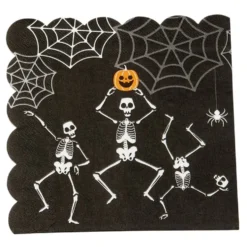 Servietter Halloween Skelet