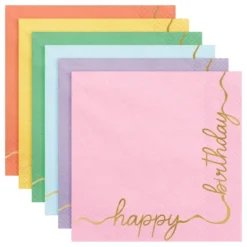 Servietter Happy Birthday Mix