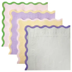 Servietter Pastel Wavy