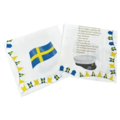 Servietter Studenterhue & Svenske Flag