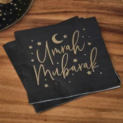 Servietter Umrah Mubarak