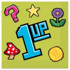 Servietter 1Up 8-Bit