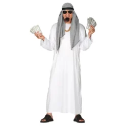 Sheik Hvid Kostume