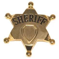 Sheriffstjerne i Metal