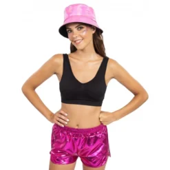 Shorts Metallic Lyserød