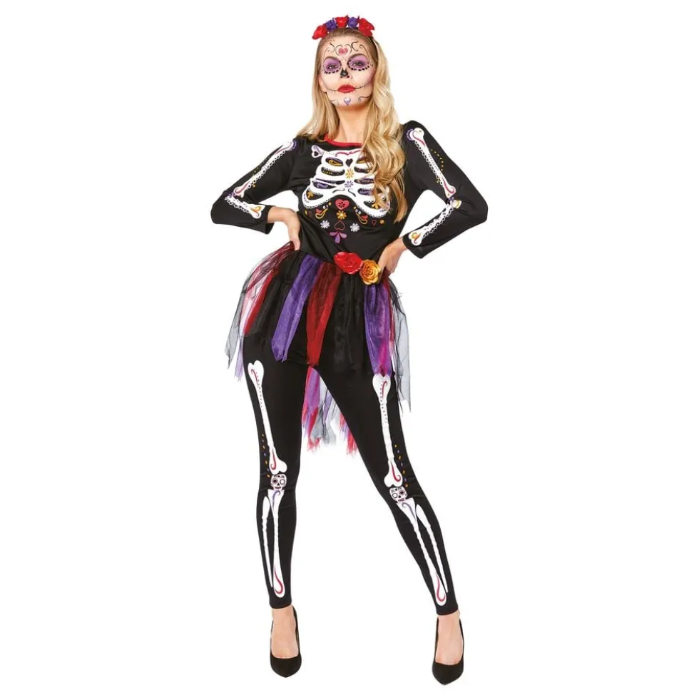 Skelet Damekostume