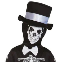 Skelet med Hat Børnekostume