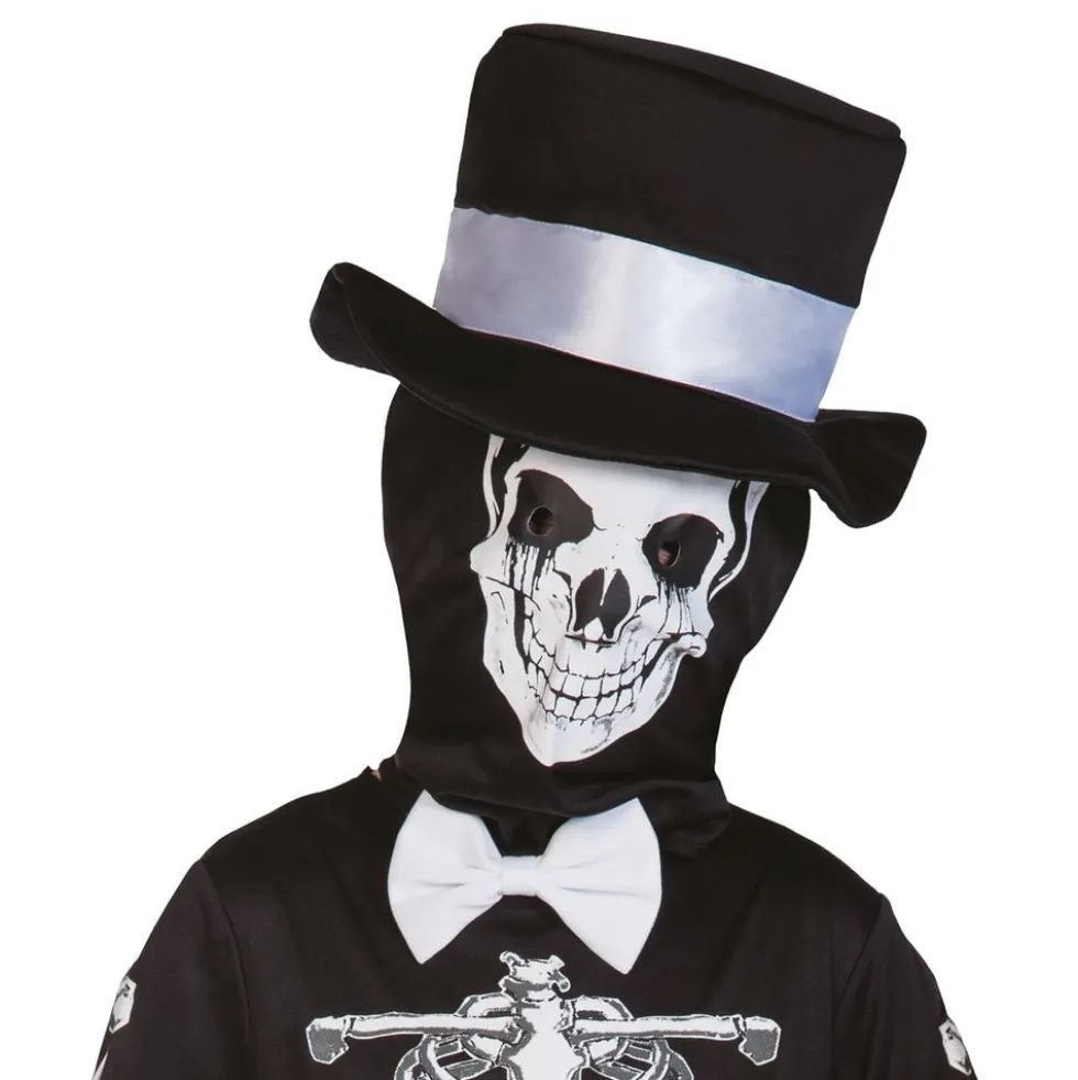Skelet med Hat Børnekostume