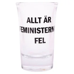 Snapseglas med Tekst