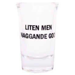 Snapseglas med Tekst