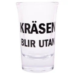 Snapseglas med Tekst
