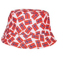 Solhat med Norske Flag