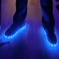 Sorte LED Sko