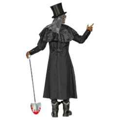 Sort Frakke Halloweenkostume