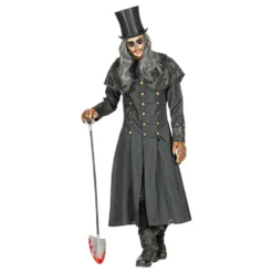 Sort Frakke Halloweenkostume