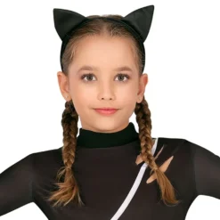 Sort Kat Børnekostume