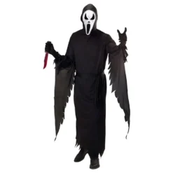 Sort Spøgelse Kostume