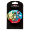 Souvenir Denmark Kort Magnet
