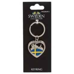 Souvenir Nøglering Sweden City