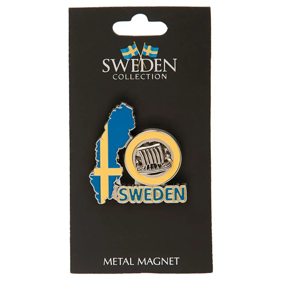 Souvenir Sweden Kort Magnet