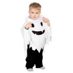 Spøgelsesponcho Børnekostume