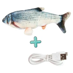 Sprællende Fisk Kattelegetøj