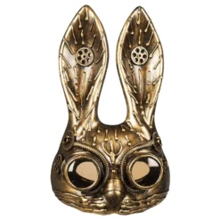 Steampunk Kanin Halvmaske
