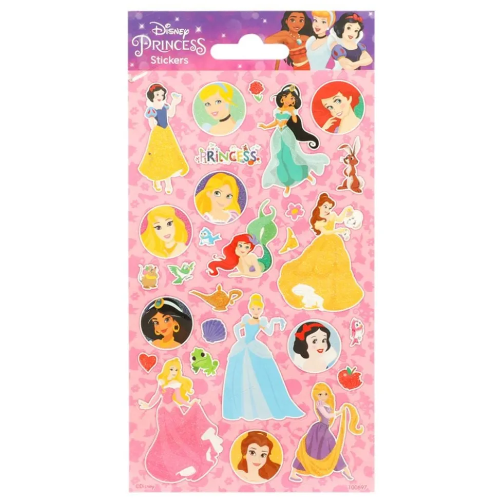 Stickers Disney Prinsesser Glitter