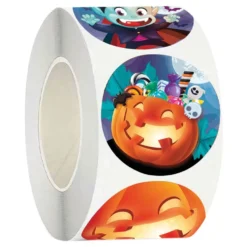 Stickers Halloween på Rulle