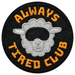 Stofmærke Always Tired Club