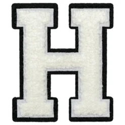 Stofmærke Bogstaver Hvid
