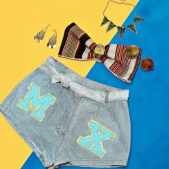 Stofmærke Bogstaver Turkis