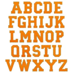 Stofmærke Bogstav Orange
