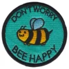 Stofmærke Don't Worry, Bee Happy